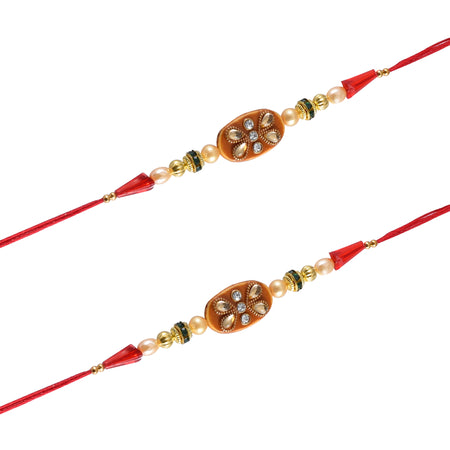 Rakhi with Beads and Stones (Pack of 2)