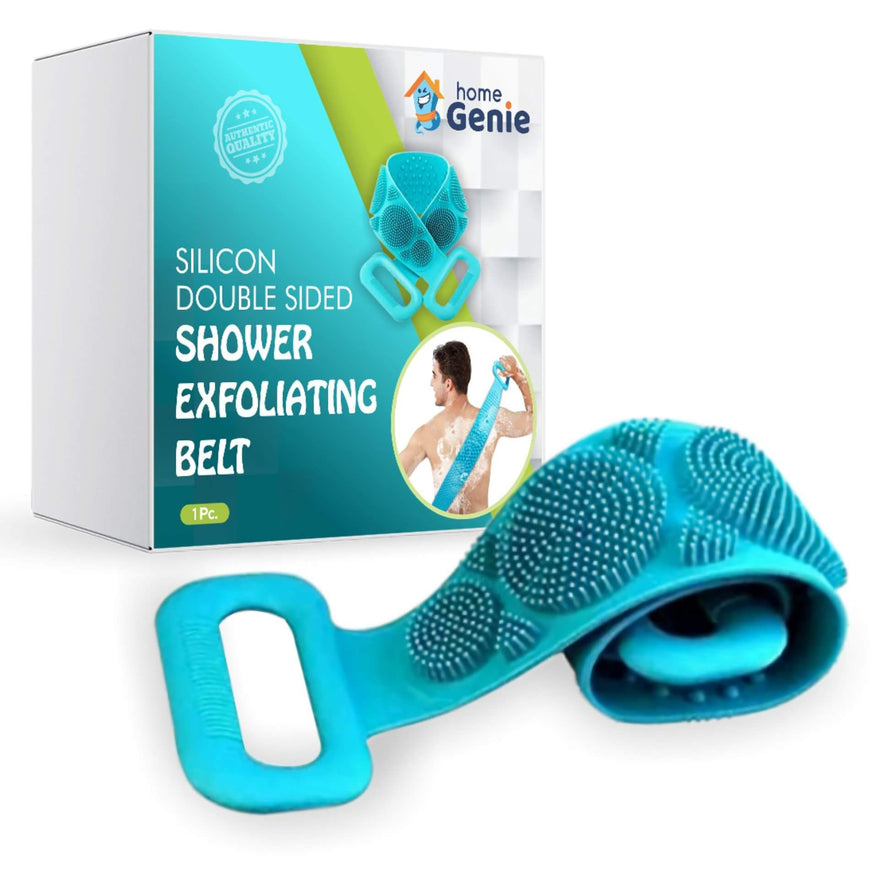 Home Genie Silicon Double-Sided Shower Scrubber Belt