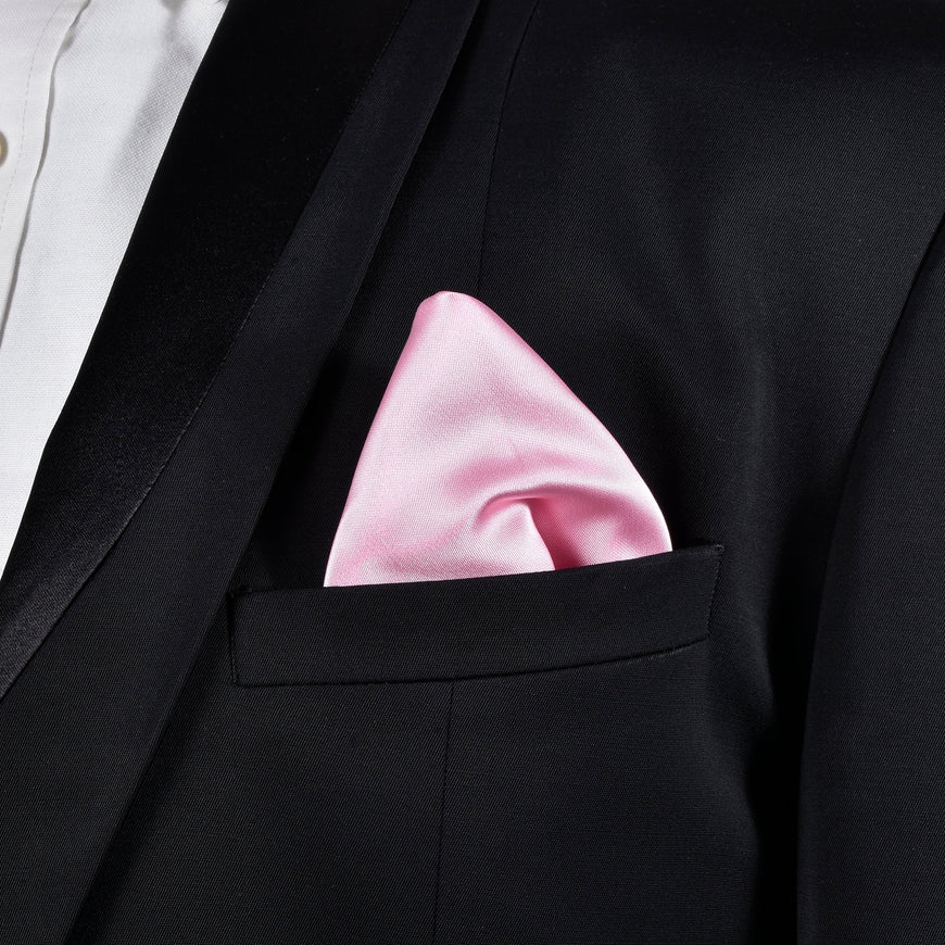Light Pink Pocket Square For Men
