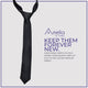 Amelia Black Formal Tie For Men