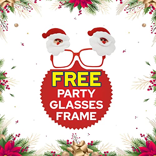 Santa Dress and Santa Eyeglass for Kids