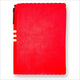 Red Notebook diary with Cut-Design Cover