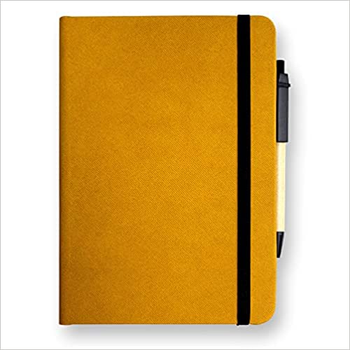 Light Brown Cover Diary with Elastic Closure