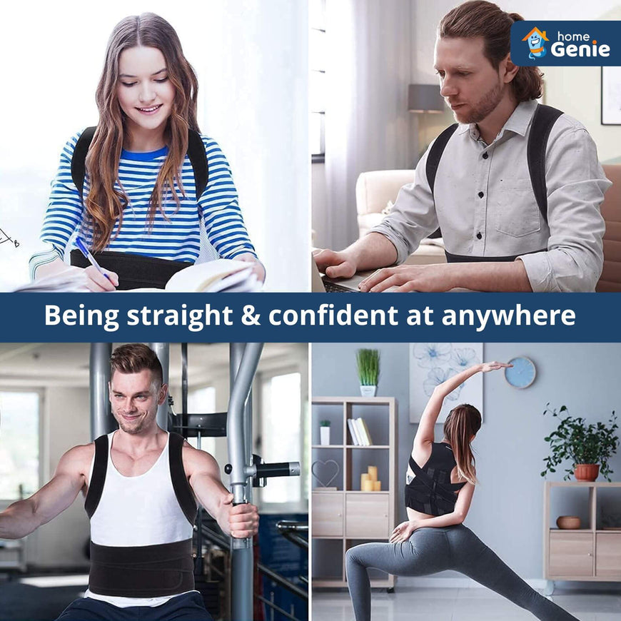 Home Genie Posture Back Support Belt for Men & Women