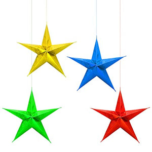 Hanging Star For Christmas Party - Multicolor