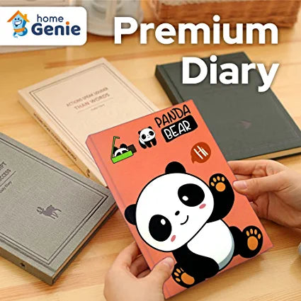 Home Genie Hi Panda Cover Notebook Diary