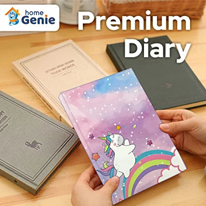 Home Genie Happy Unicorn Notebook