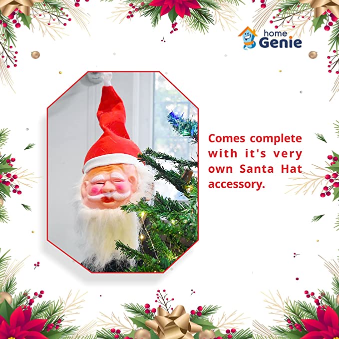Home Genie Santa Claus Christmas Xmas Party Mask Hat
