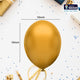 Gold Balloons Size Birthday Decoration - Homegenie