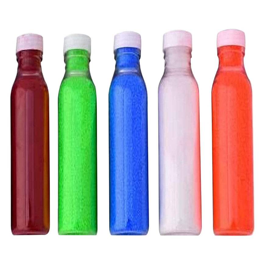 Home Genie  Rangoli Color Powder Plastic Bottle Set of 10