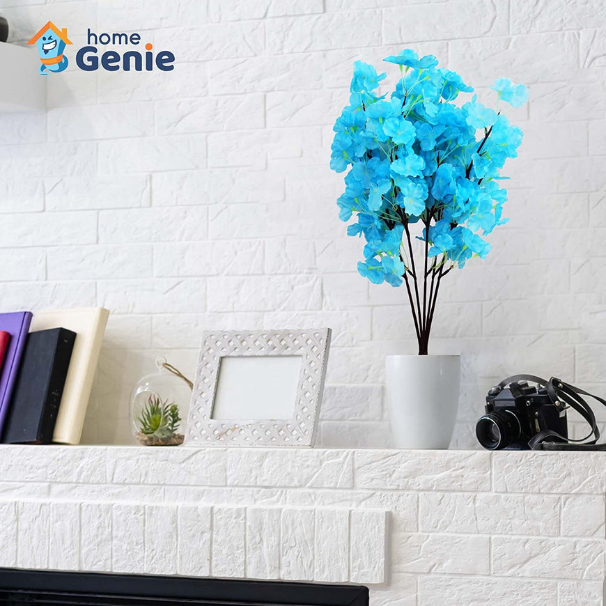 Home Genie Artificial Flower Blossom Bunch 6 X 20 Inch