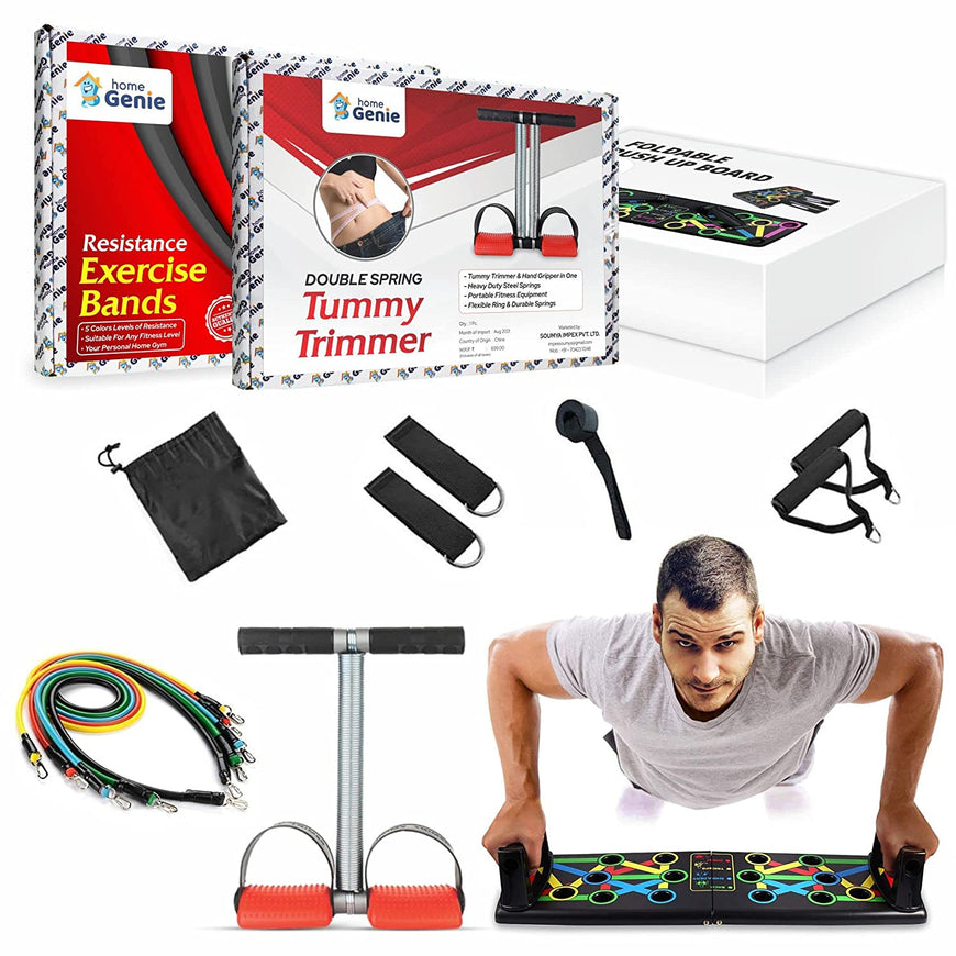 Home Gym Set | Fitness Equipment | Exercise Workout for Men & Women