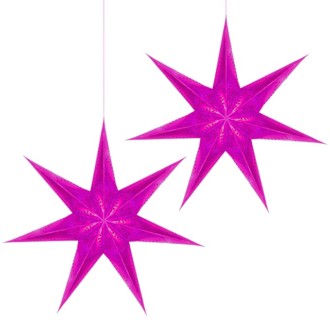 Big Star for Christmas | Lantern Lampshade Hollow Out Design Paper Star