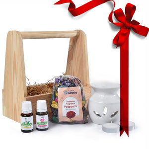 Shoprythm Gifts,Aromatherapy Combo Aromatherapy Wooden Basket Combo