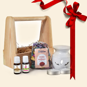 Shoprythm Gifts,Aromatherapy Combo Sandalwood and Rose Oil Gift Combo Kit